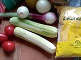 Gluténmentes mexikói bab ragú puliszkával és káposzta salátával