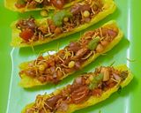 A picture of step 5 of Boti Masala Chat.