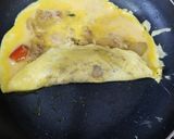 A picture of step 2 of Leftover keeme wala unda (eggs).