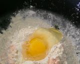A picture of step 2 of Breadfruit fritters with hot & sweet sauce.