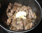 A picture of step 4 of Easy Brazilian Beef Strogonoff.