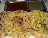A picture of step 1 of Paneer Paratha.