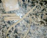 A picture of step 5 of Fettuccine pasta.