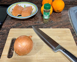 Foto del paso 1 de la receta: Salmón a la naranja