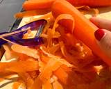 Tagliatelles de carottes au miel et au thym