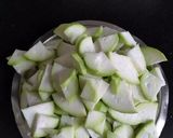 A picture of step 1 of Ghiya ki sabji.