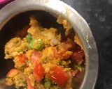 A picture of step 2 of Jain Masala Sandwich.