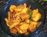 A picture of step 4 of Chilli Paneer Cubes.