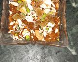A picture of step 7 of Suji halwa milk dip.