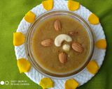 A picture of step 2 of Moong Dal Payasam.