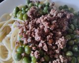 Foto del paso 13 de la receta: Espaguettis🍝con🧆mucha proteina🫛y cariño🥩🥰🍝