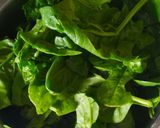 A picture of step 1 of Tagliatelle with Spinach and Almond Pesto.