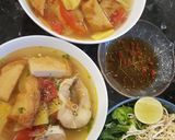 Hình bước làm 5 của món Bún cá nhồng