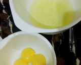 A picture of step 3 of Sponge Cream cake (Pateela baking and no beater).