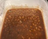 A picture of step 1 of Cowboy beans.