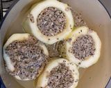 A picture of step 6 of Stuffed Marrow Squash #glutenfree #everydayrecipe #easyrecipe.