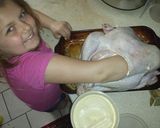 A picture of step 2 of Thanksgiving Turkey steamed in a bag (gravy recipe included).