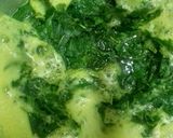 A picture of step 5 of Mrenda (traditional vegetables).