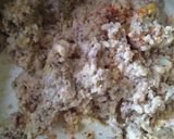 A picture of step 2 of Chicken papaya corn.