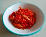 Foto langkah ke 2 dari resep Sambalado Teri Kukus.