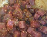 Foto del paso 2 de la receta: Tartar de atún rojo con mahonesa y mostaza dijon