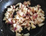 Foto del paso 3 de la receta Ensalada templada de espinacas y manzana