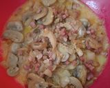 Foto del paso 4 de la receta: Revoltillo de jamón champiñones y langostinos