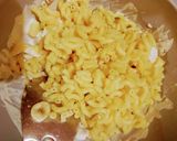 A picture of step 4 of Creamy Macaroni Fruit Chaat.