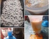 Egyszerű túrós-meggyes-almás recept fázis 3 fotója