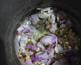 A picture of step 3 of Brown rice tawa pulav.