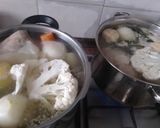 Foto del paso 5 de la receta Sopa de pollo con Garbanzos y verduras