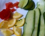 Foto del paso 1 de la receta: Ensalada en forma de ramo de flores