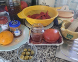 Foto del paso 1 de la receta: Ensalada de verano de pimientos y tomates asados
