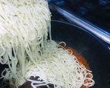 A picture of step 3 of Corn spaghetti.