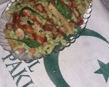A picture of step 4 of Spninach Tikka Green macaroni.