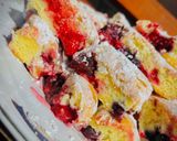 Pas rețetă Blat pufos cu fructe de pădure 🤤🫐 6 fotografie