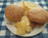 Foto del paso 4 de la receta: Hamburguesas de crunch de pollo