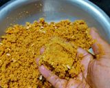 दानेदार बेसन के लड्डू(danedar besan ke laddu recipe in hindi) रेसिपी चरण 5 फोटो