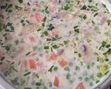 Gombás zöldborsóleves recept fázis 2 fotója