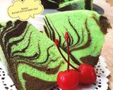 Foto langkah ke 10 dari resep 298. Bolu Kukus Putih Telur Pandan-Coklat.