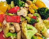A picture of step 3 of Winter Vegetables Saute.