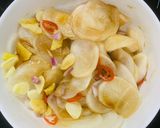 Hình bước làm 2 của món Củ cải muối xổi