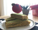 A picture of step 6 of Matcha pound cake 🍵.