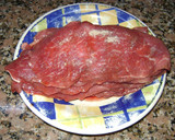 Foto del paso 1 de la receta: Milanesas a la napolitana con puré