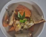 Foto langkah ke 6 dari resep Kolak ubi madu kacang hijau.