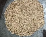 A picture of step 4 of Urad dal ladoo.