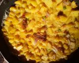 A picture of step 3 of Potato omelette pizza.