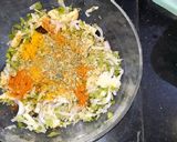 A picture of step 2 of Vegetable pakoray.