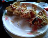 A picture of step 4 of Veg Mayo toast.