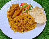 Foto langkah ke 5 dari resep Nasi kebuli kambing ala bunda jkb.